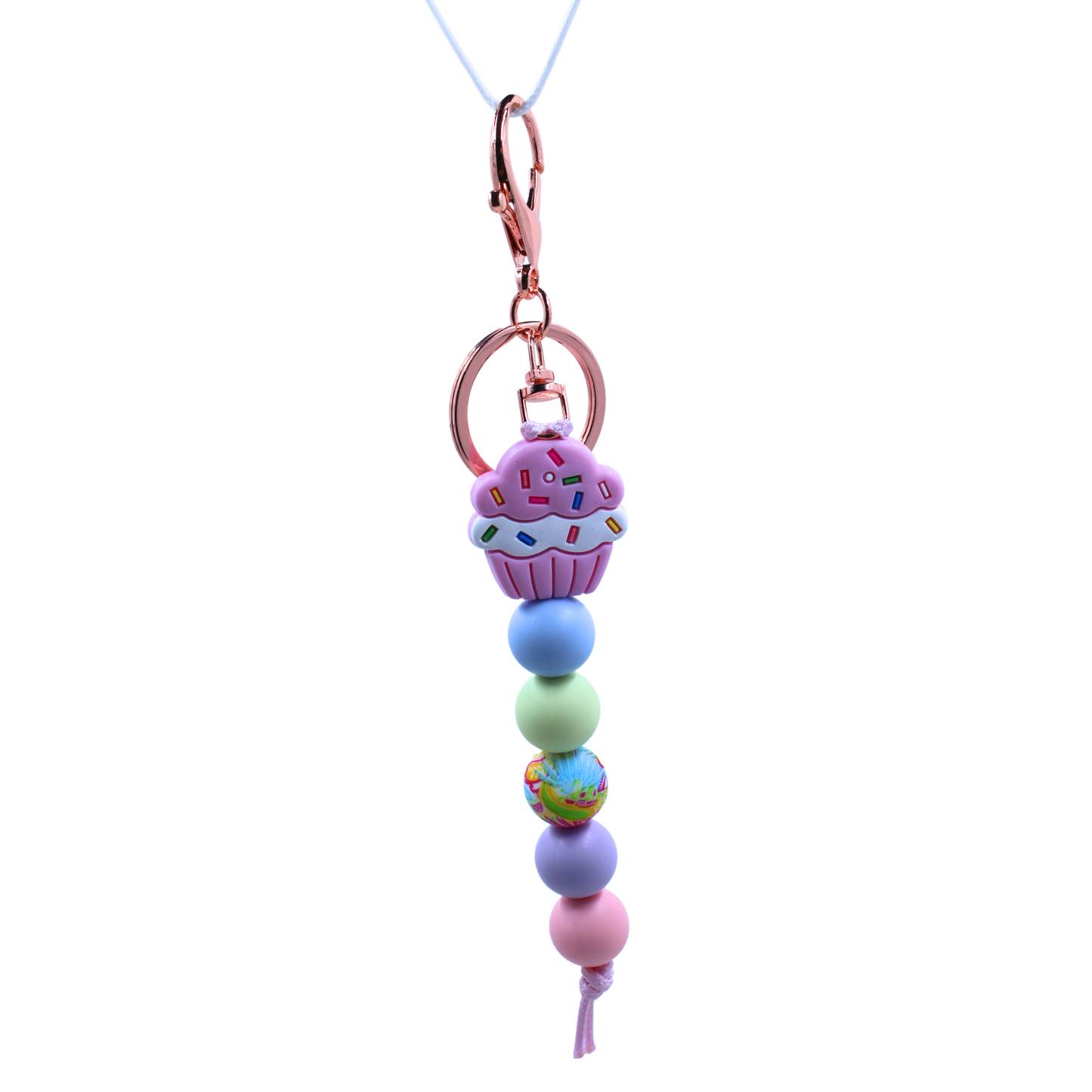 Cupcake Keychain/Bag Tag